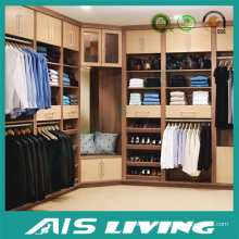 Conveniente y muebles de dormitorio de moda construido en el guardarropa (AIS-W011)